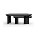 Tavolino nero in frassino 120x50 cm Nori - Teulat