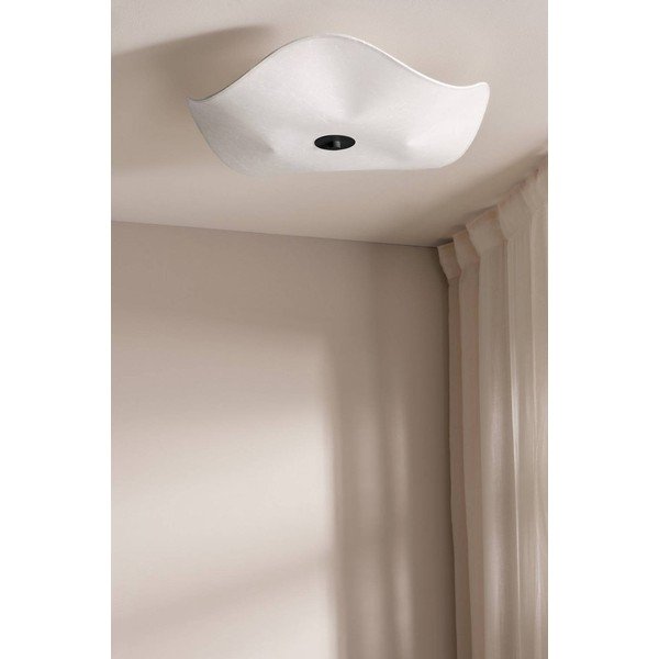 Plafoniera bianca in carta ø 60 cm Monshi – Jotex-image-1