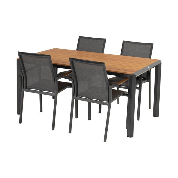 Tavolo da giardino con base nera Aruba - Hartman-image-1