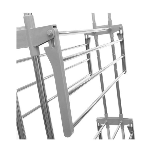 Appendiabiti pieghevole grigio su ruote - InnovaGoods-image-3