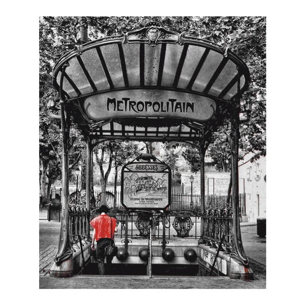 Immagine su tela Metropolitana di Parigi Stampa - Tomasucci