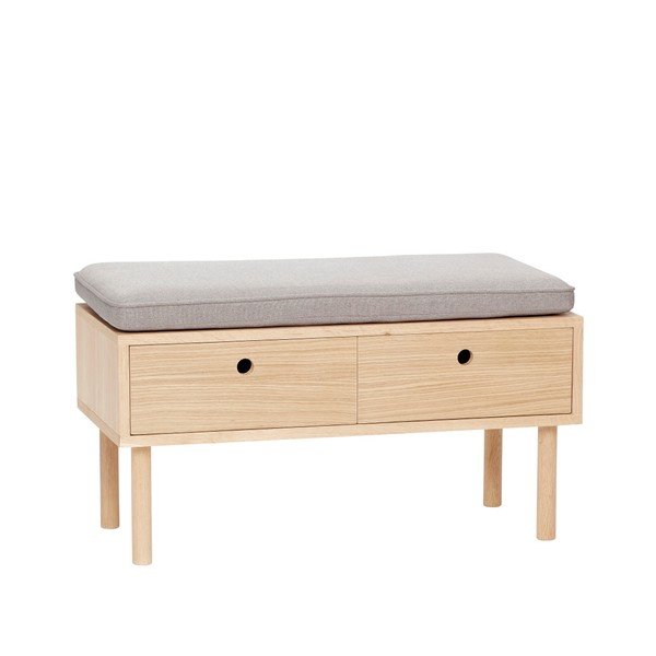 Panca con 2 cassetti Gisla - Hübsch