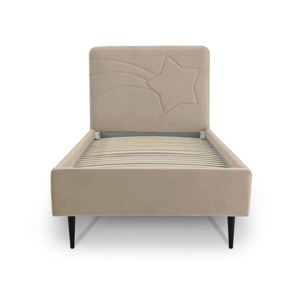 Letto per bambini beige con contenitore 90x200 cm Star - Scandic-image-2