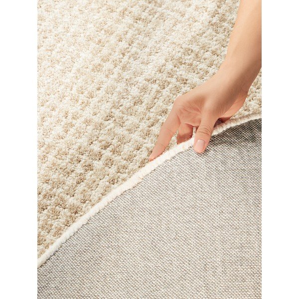 Tappeto rotondo di colore naturale in lana ø 160 cm Eloise – Hanse Home-image-1