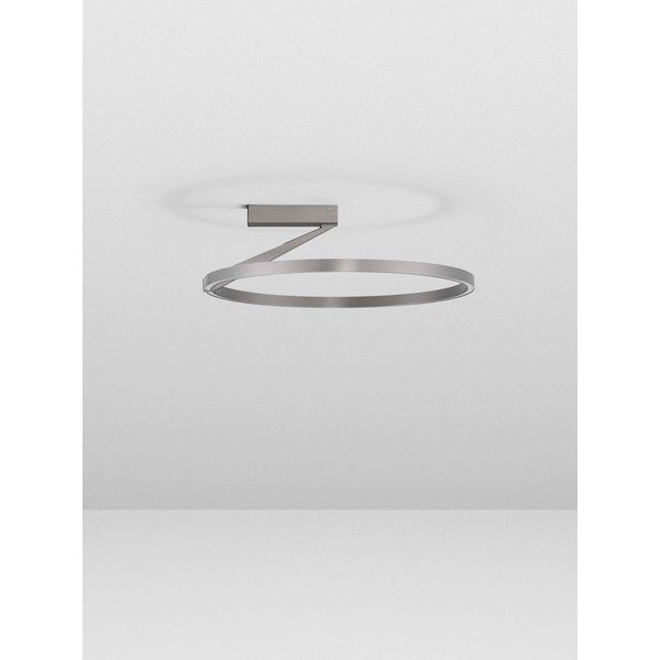 Plafoniera LED argentata in alluminio con intensità regolabile Tilia – Nova Luce-image-3