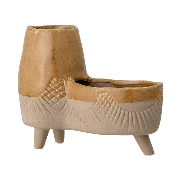 Vaso in gres arancione e rosa Animale - Bloomingville