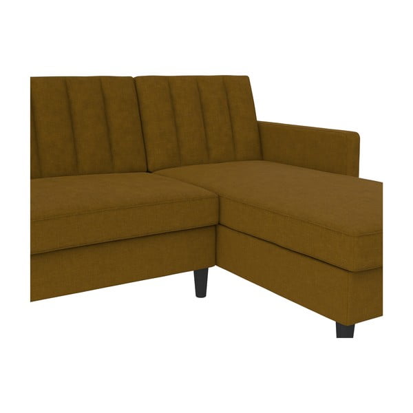 Divano letto giallo angolare Celine - Støraa-image-2