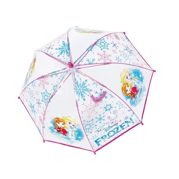 Dětský transparentní holový deštník Birdcage Frozen Anna & Elsa, ⌀ 66 cm