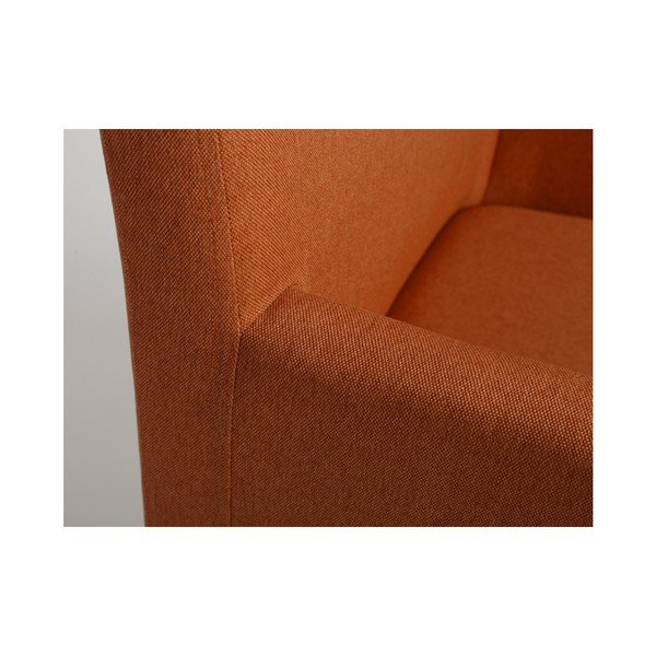 Oranžové křeslo Custom Form Wilton -image-2