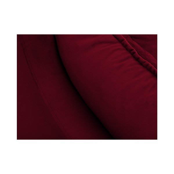 Divano in velluto rosso Freesia, 150 cm - Mazzini Sofas-image-4