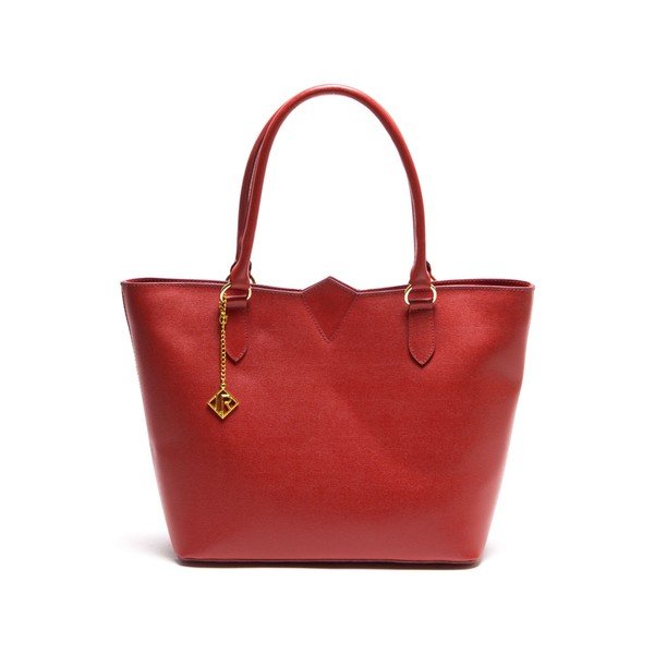 Kožená kabelka Isabella Rhea 440 Rosso