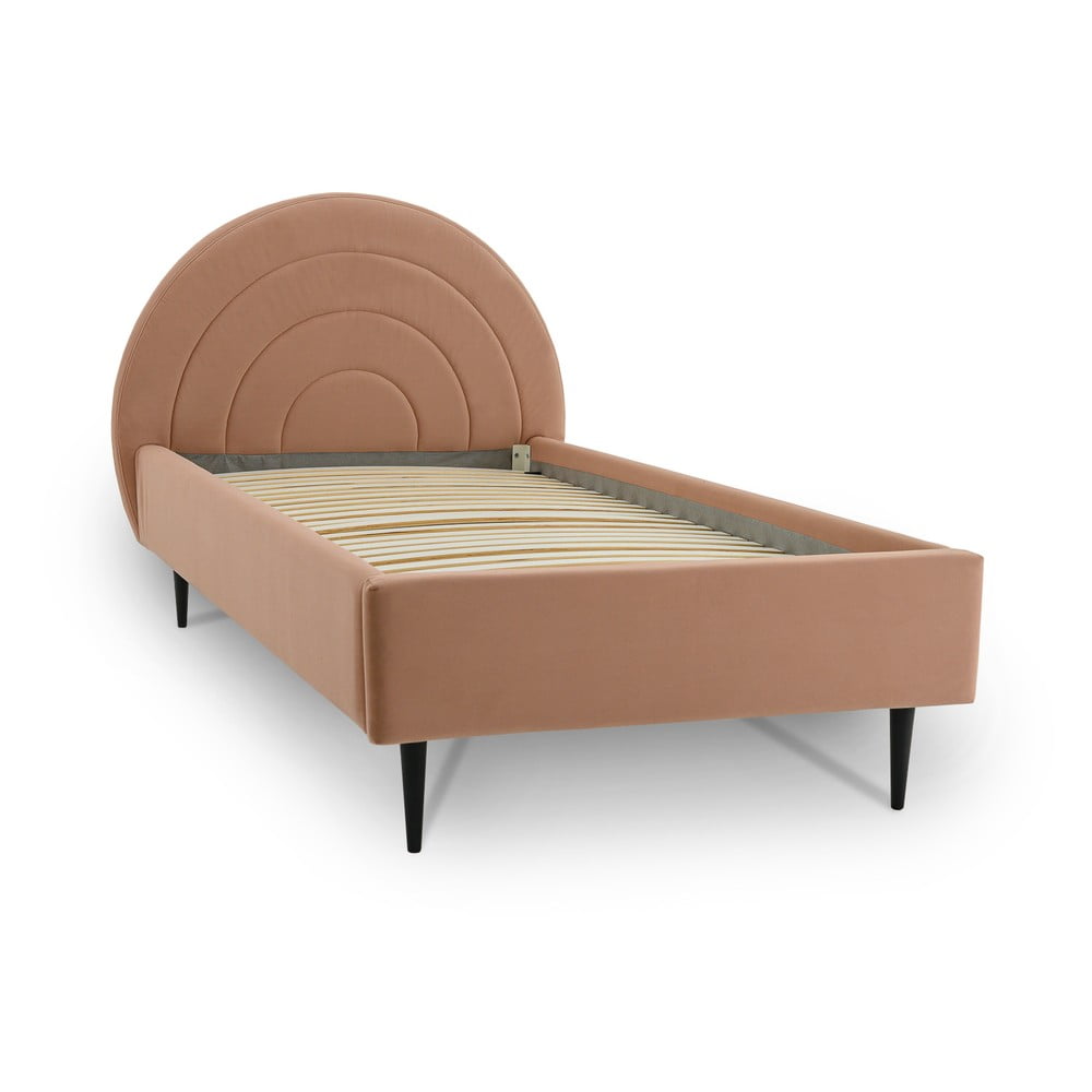 Letto rosa per bambini con contenitore 120x200 cm Rainbow - Scandic | Letti per bambini