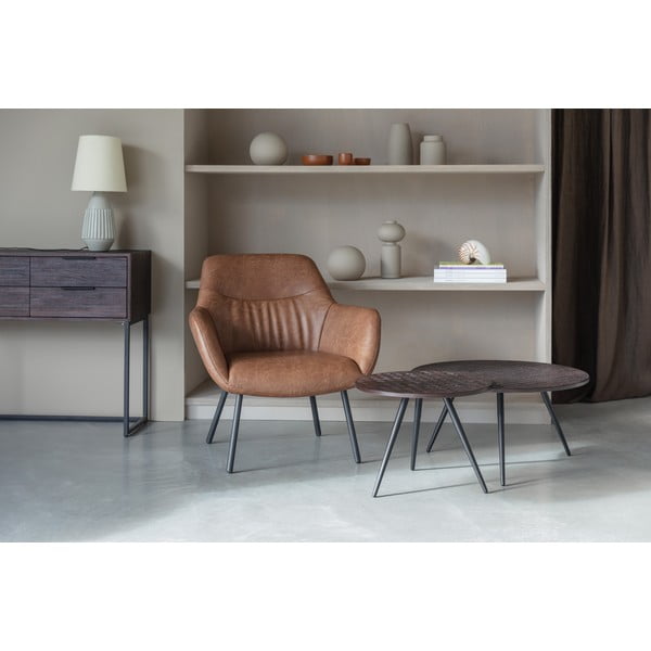 Poltrona marrone Dude - White Label-image-1