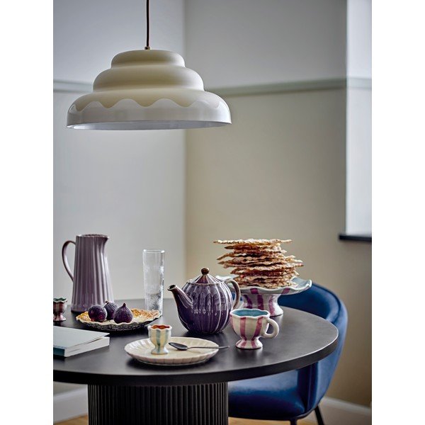 Lampadario color crema con paralume in metallo ø 40 cm Lacya – Bloomingville-image-1