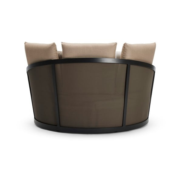 Lettino da giardino imbottito beige Cielo - Diphano-image-3