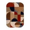 Tappeto color terracotta in lana tessuto a mano 160x230 cm Mia Arch – Flair Rugs