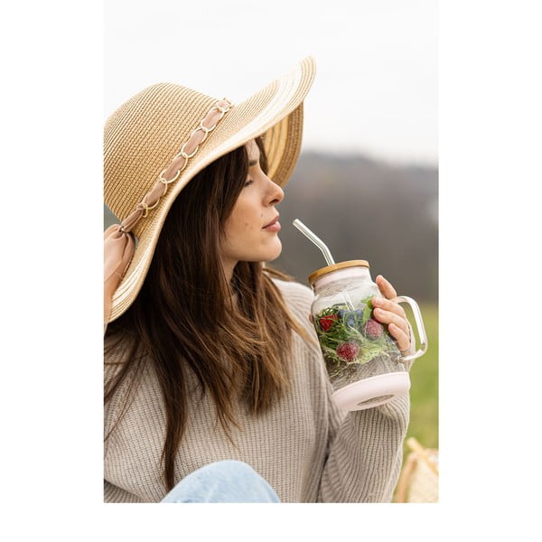 Barattolo con cannuccia 600 ml Fuori – Vialli Design-image-2