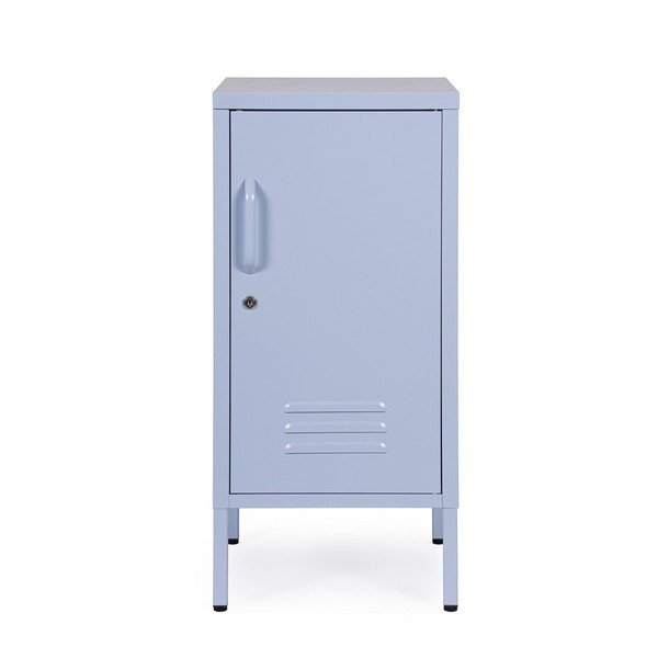 Armadietto azzurro in metallo con chiusura a chiave 35x76x40 cm Cambridge – Yes Everyday