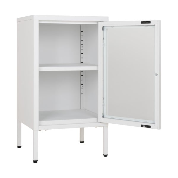 Vetrina in metallo bianco 38x70 cm Dalby - House Nordic-image-2
