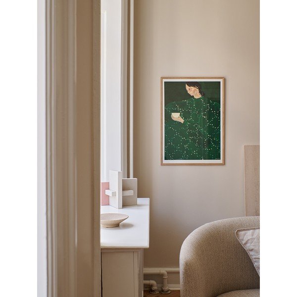 Poster 30x40 cm Coffee Alone At Place De Clichy – Sofia Lind – The Poster Club-image-1