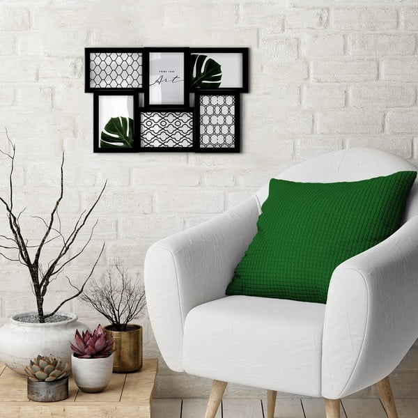 Cornice da parete in plastica nera 48x32 cm - knor-image-1