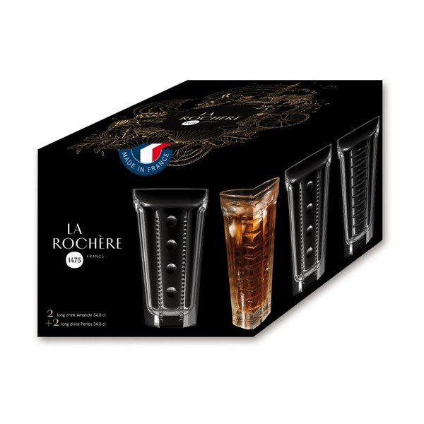 Set di 4 bicchieri lunghi La Rochère, 340 ml Saga - La Rochére-image-3