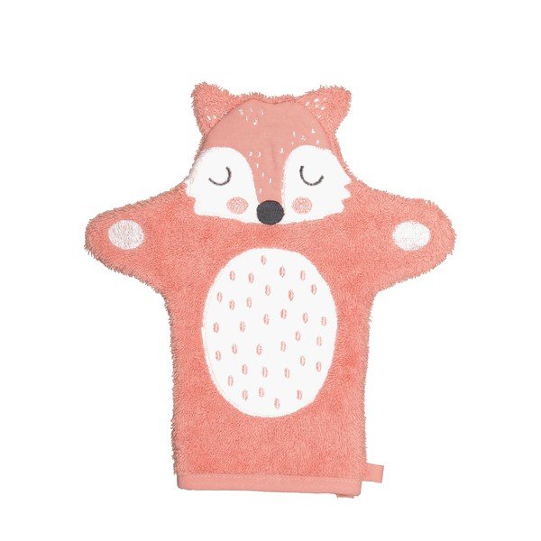 Guanto da lavaggio Fox Terry in cotone per bambini Frida Fox - Södahl