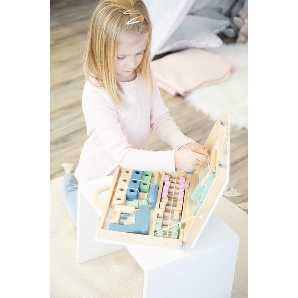Valigetta porta attrezzi in legno per bambini Nordic - Legler-image-1