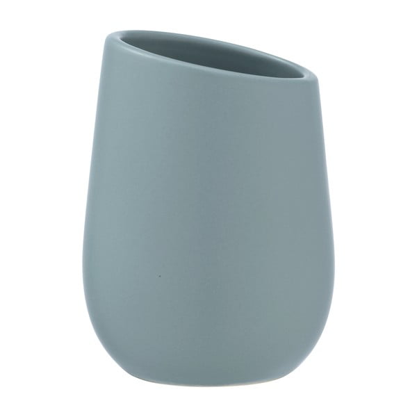 Tazza in ceramica blu per spazzolini da denti Badi - Wenko