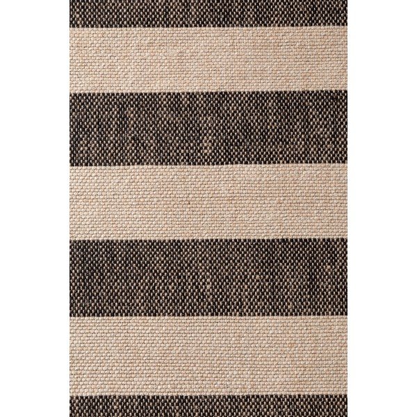 Passatoia nera/color crema in iuta reversibile/tessuta a mano 80x200 cm Playa – Hanse Home-image-4