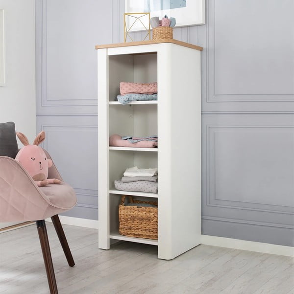 Libreria per bambini bianca 49x116 cm Ava - Roba-image-1