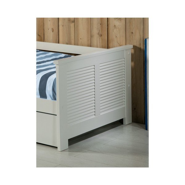 Divano letto bianco Maui, 90 x 190 cm - Marckeric-image-1