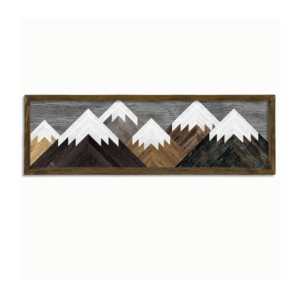 Pittura murale Montagne, 120 x 35 cm - Evila Originals