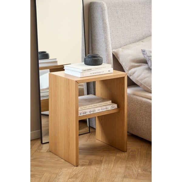 Comodino in colore naturale con effetto rovere Arlon - Actona-image-1