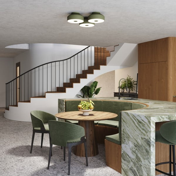 Plafoniera verde Blacko – Sollux-image-3