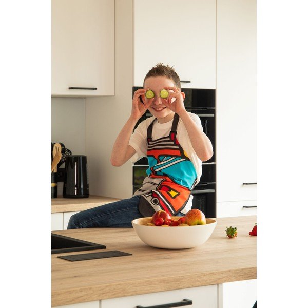 Grembiule per bambini in cotone riciclato Hero - Tiseco Home Studio-image-1