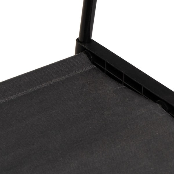 Stand appendiabiti nero in metallo su ruote 84x43x156 cm – Casa Selección-image-3