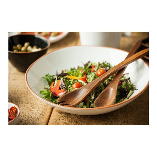 Set di 2 mestoli da insalata in legno di acacia Socoro - Premier Housewares-image-4