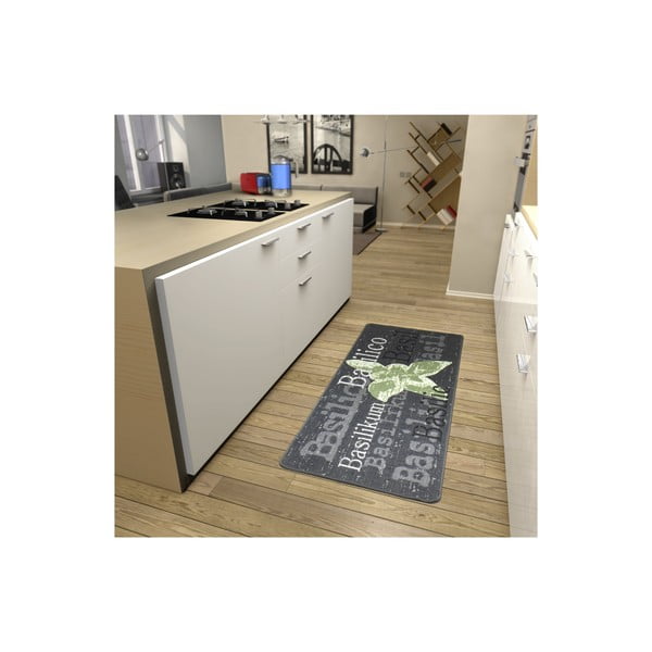 Runner da cucina grigio Basil, 80 x 200 cm Basilico - Hanse Home-image-1