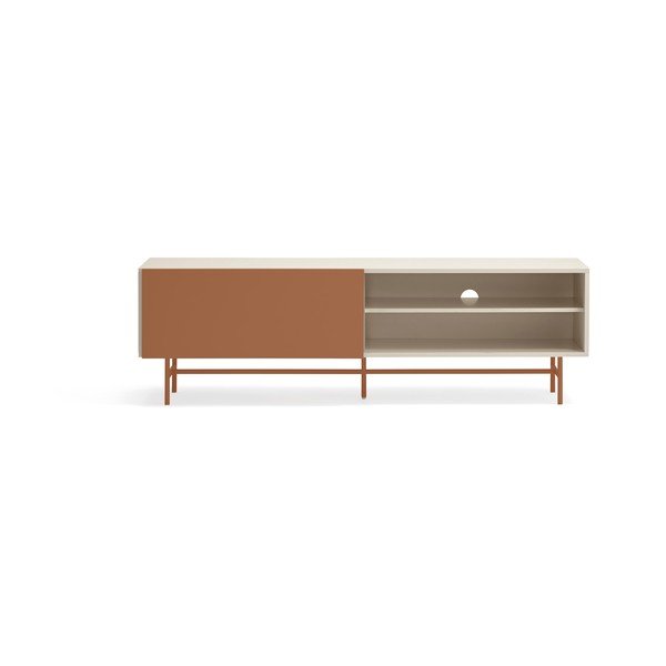 Tavolo TV in mattone/beige 180x56 cm Nube - Teulat-image-4