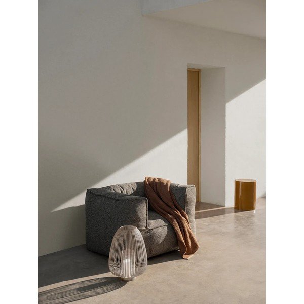 Poltrona da esterno grigia in imbottito Grow – Blomus-image-1