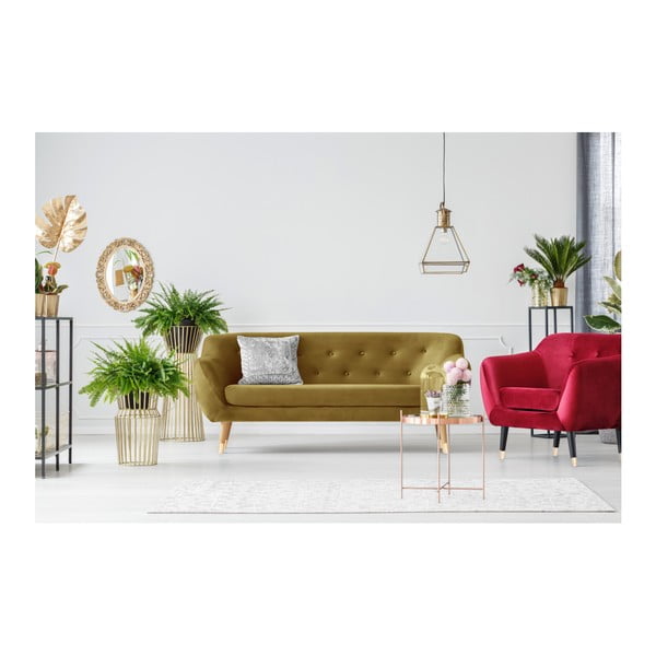 Divano a due posti in oro Amelie - Mazzini Sofas-image-4