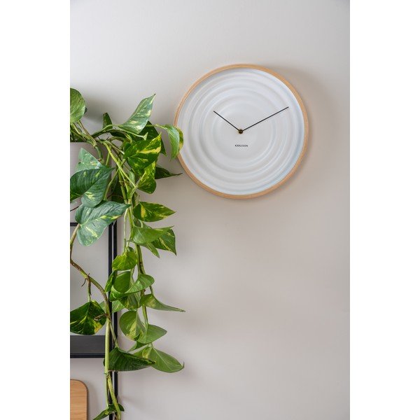 Orologio da parete bianco Ribble, ø 31 cm - Karlsson-image-1