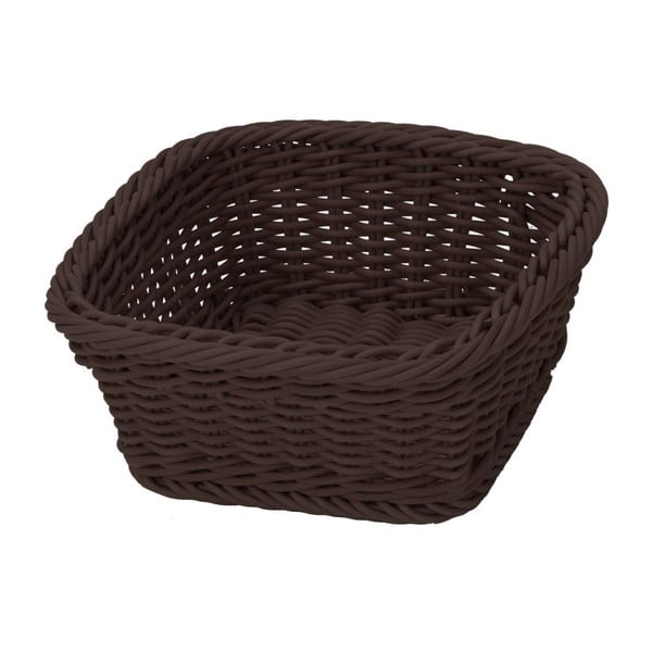 Košík Korb Quadra Brown, 19x19x7,5 cm