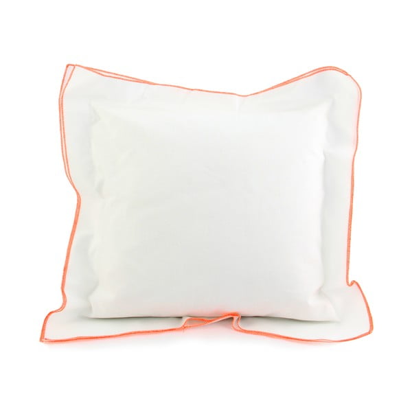 Povlak na polštář Basic Fluor orange, 40 x 40 cm