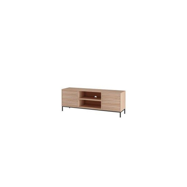 Tavolo TV in rovere naturale 140x50 cm Celine - Støraa-image-2