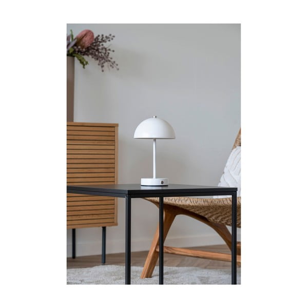 Lampada da tavolo a LED bianca (altezza 25 cm) Holt - House Nordic-image-2