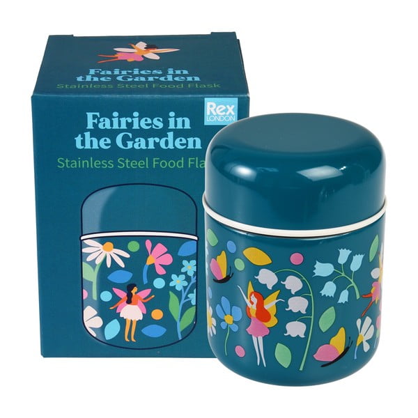 Borraccia termica blu 280 ml Fairies in the Garden – Rex London-image-3