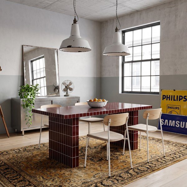 Tavolo da pranzo 90x160 cm Mosaico – Marckeric-image-1