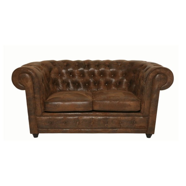 Divano a due posti Oxford Vintage Brown - Kare Design